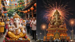 AI Generated Lord Ganesha Art Shows Ganesh Chaturthi Celebrations Across World | In Pics