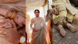 Minimal Mehndi: How Aditi Rao Hydari Added ‘Chaar Chaand’ To Her Bridal Look