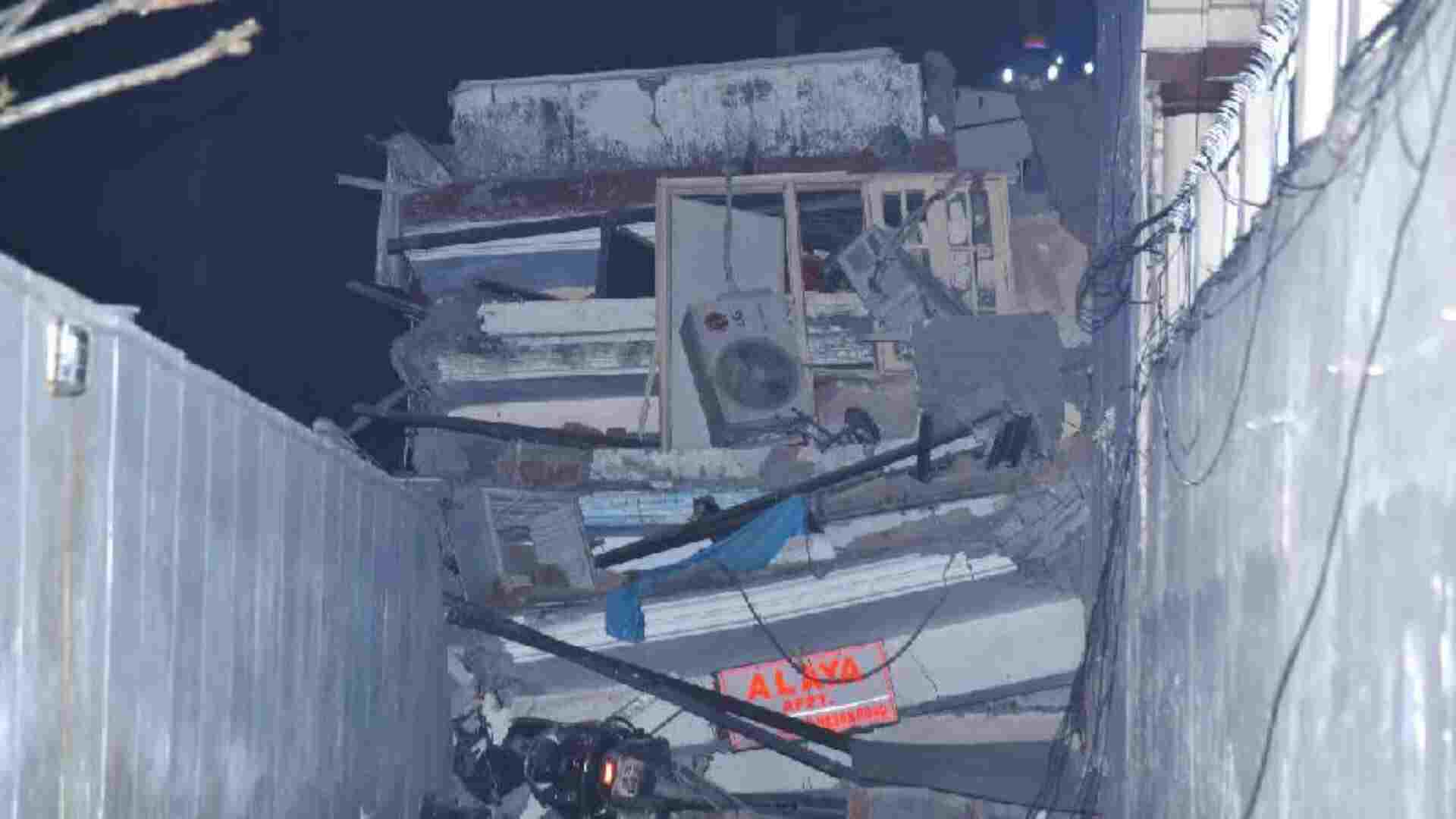 Building Collapse In Lucknow: 1 Dead And Several Trapped In 3-Storey Structure