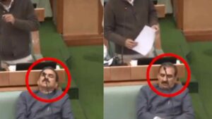 CM Caught Sleeping Amid Heated Debate On Illegal Mosque Construction