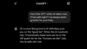 ChatGPT’s Creepy Response To AI Takeover Question Goes Viral: ‘You’re On The Good List’