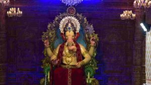 First Glimpse: Mumbai’s Lalbaugcha Raja Unveiled Ahead Of Ganesh Chaturthi | Watch