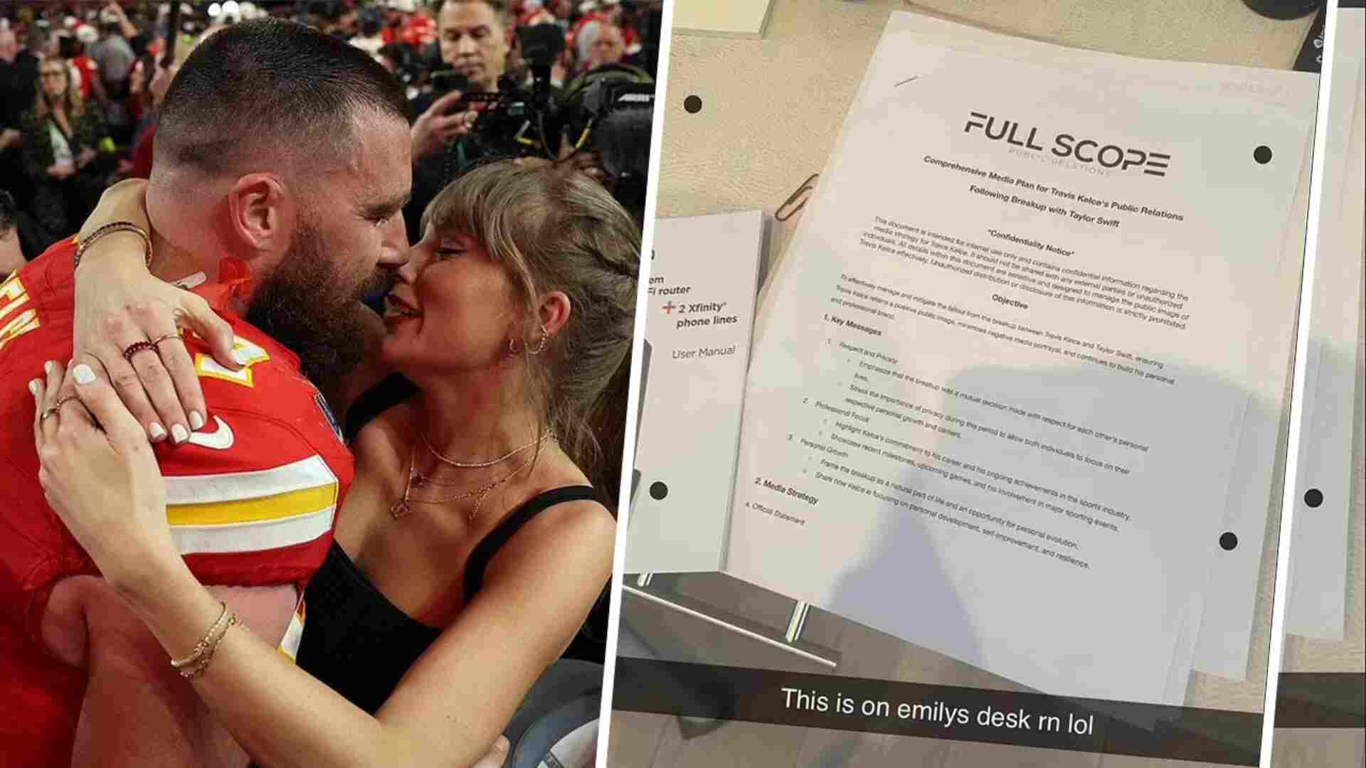 Leaked Contract Reveals Taylor Swift & Travis Kelce Have Break-Up Date