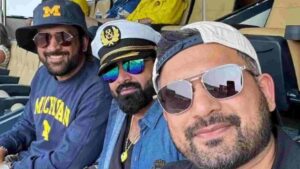 MS Dhoni Enjoys NFL Game In Michigan During USA Trip With Friends | WATCH