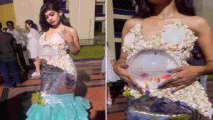 Model Wears ‘Live Fish Dress,’ Viral Video Sparks Outrage: Watch