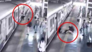 Watch: Off-Duty Cop Rescues Man From Train Accident At Mumbai Station