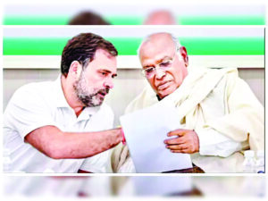 Kharge, Rahul Meet Party’s New Team Office-Bearers