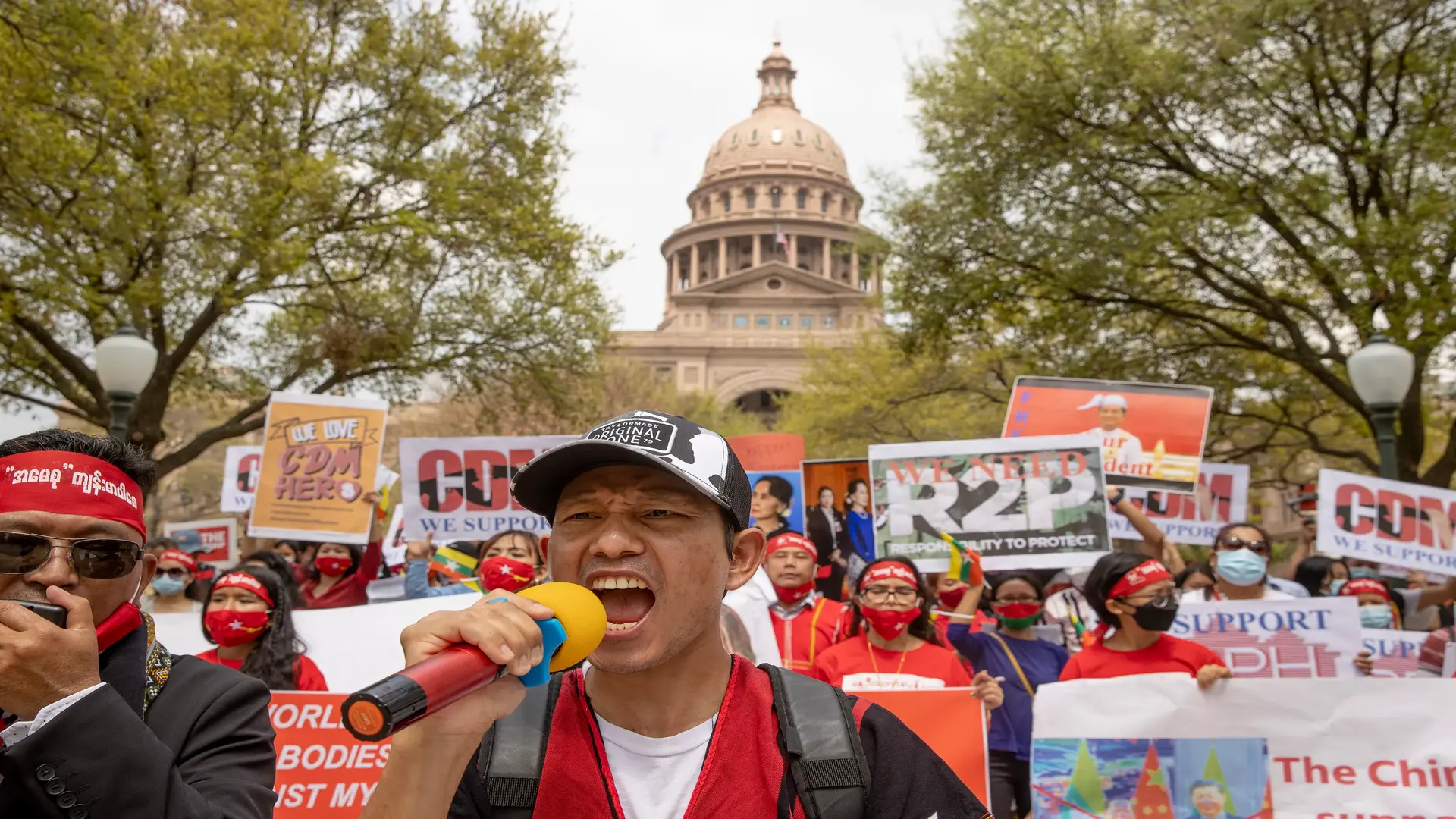 Burmese Americans Protest China’s Role in Supporting Military Junta In Myanmar