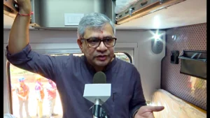 Railway Minister Ashwini Vaishnaw Inspects Vande Sleeper Coach at BEML