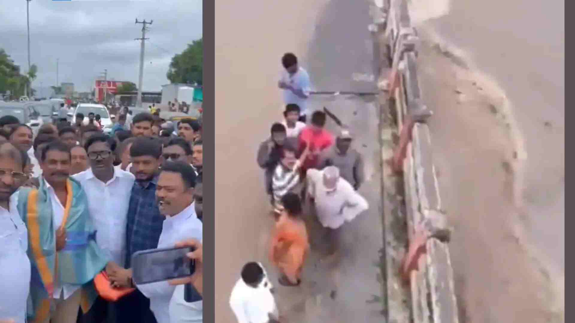 Real-Life Hero: Haryana’s Subhan Khan Rescues Nine People from Flooded Bridge Using Bulldozer