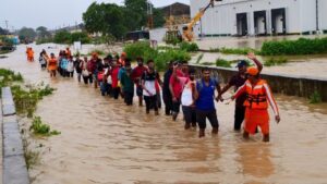 Heavy Rainfall Red Alert Issued in Andhra Pradesh, Rescue Operations Ongoing