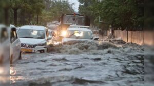 Delhi Rainfall Surges Past Annual Average; Gurugram Struggles with Waterlogging as IMD Forecasts More Showers