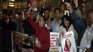 ‘Go Back, Step Down’: Protests Erupt in US Against Bangladesh’s Interim Leader Muhammad Yunus