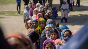 J&K Polls: 36.93% Voter Turnout Till 1 PM, Gulabgarh Leads with 53.94%