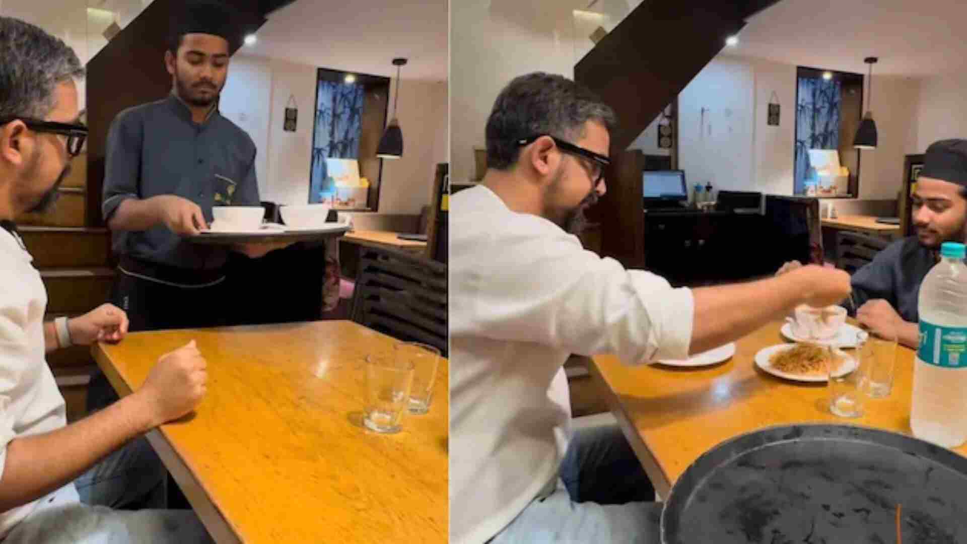 Watch: Customer Invites Waiter to Share Soup, Internet Cheers for His ‘Golden Heart’