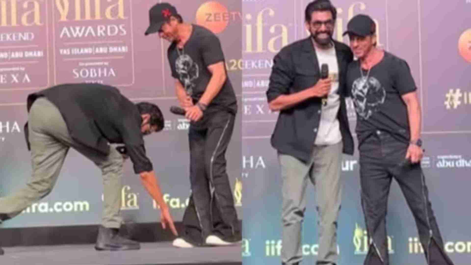 Rana Daggubati Touches Shah Rukh Khan’s Feet,