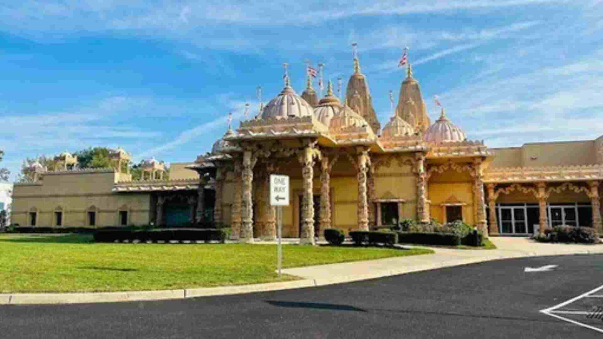 Indian Consulate Calls Vandalism of BAPS Temple in New York ‘Unacceptable