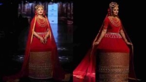 Urvashi Rautela’s Historic Fashion Moment: Walking The Ramp In 24K Gold Manipuri Bridal Attire