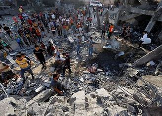 Israeli Airstrike In Gaza Humanitarian Zone