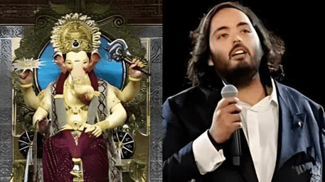 Mumbai’s Heartfelt Visarjan: Anant Ambani Joins Lalbaugcha Raja