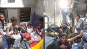 Watch: Indian Ticketless Train Passenger Creates Ruckus Over Reserved Seats