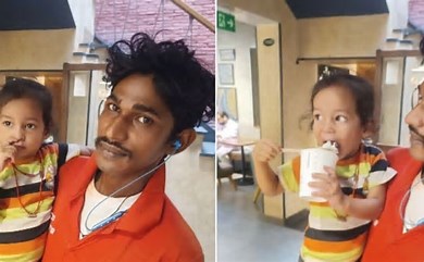 Zomato Delivery Agent Brings Daughter To Work, Inspires Starbucks Staff