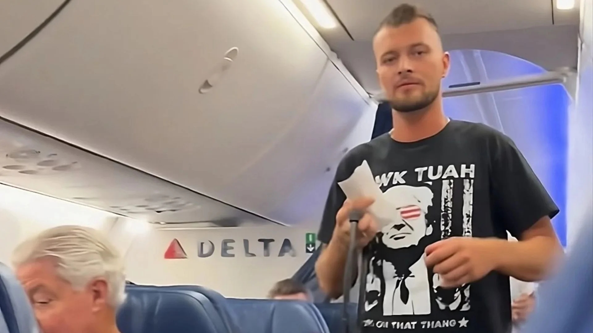 Man Removed From Delta Flight Over Trump Meme Shirt Controversy