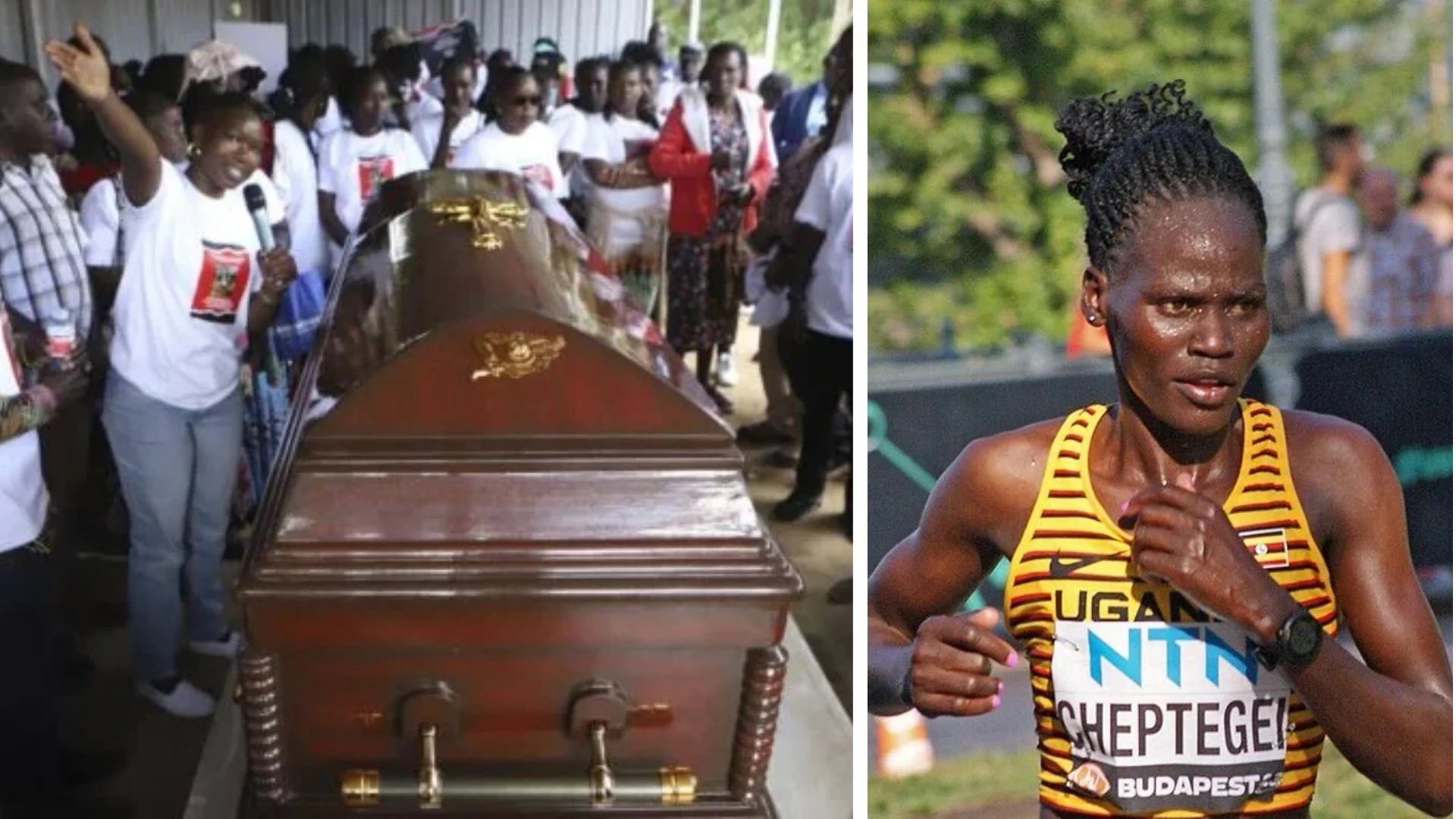 Ugandan Olympian Rebecca Cheptegei Laid To Rest With Military Honors