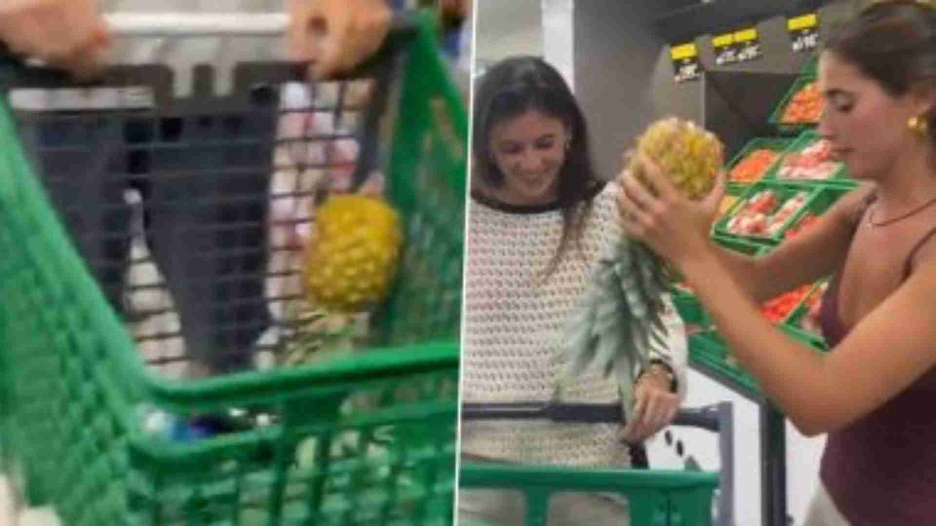 Spanish Shoppers Use ‘Upside Down’ Pineapples At Supermarkets As A Unique Way To Find Love