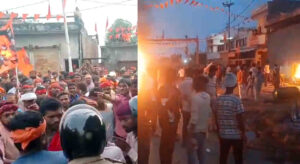 Bahraich Violence: Protests Erupt as Shops and Hospitals Are Torched Following Fatal Clash During Idol Immersion