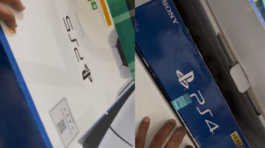 Customer Gets PS4 in PS5 Packaging from Amazon