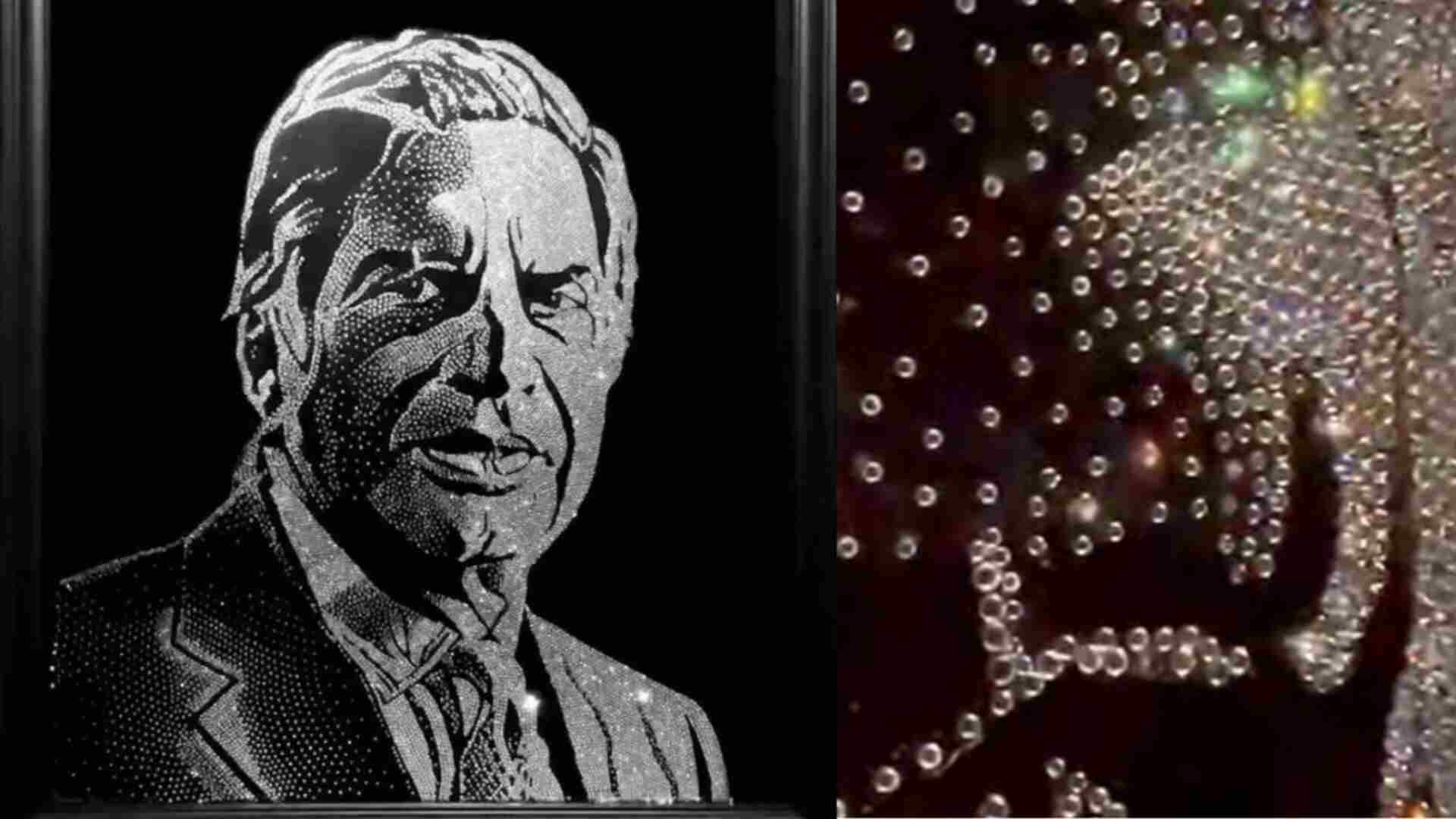 Shailesh Acharekar’s Diamond Portrait To Ratan Tata To Be Sold For Charity. See Pic, Video