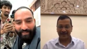 Good Work: Arvind Kejriwal Commends AAP’s First MLA In J&K During Video Call | Watch