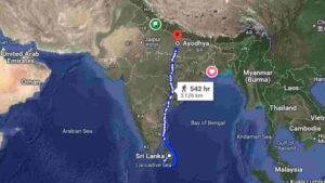 Google Maps Estimates Lord Rama’s Sri Lanka-Ayodhya Journey at 21 Days, Here’s Why It’s Not Possible Today