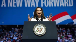 Kamala Harris: US Ready To “Turn The Page” And Welcome First Woman President