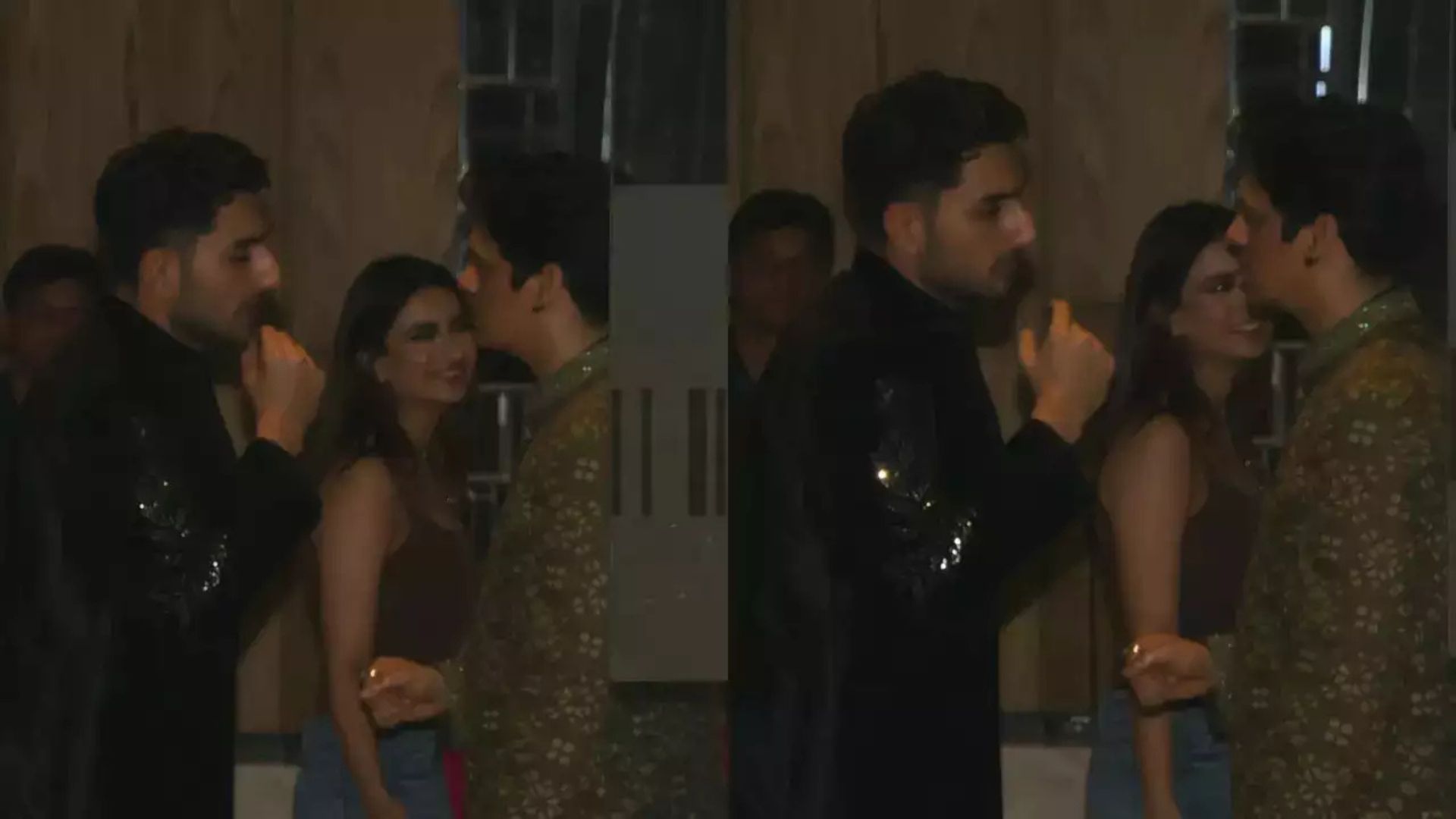 Ibrahim Ali Khan And Palak Tiwari Spark Romance Rumors With Sweet Hug At Diwali Bash