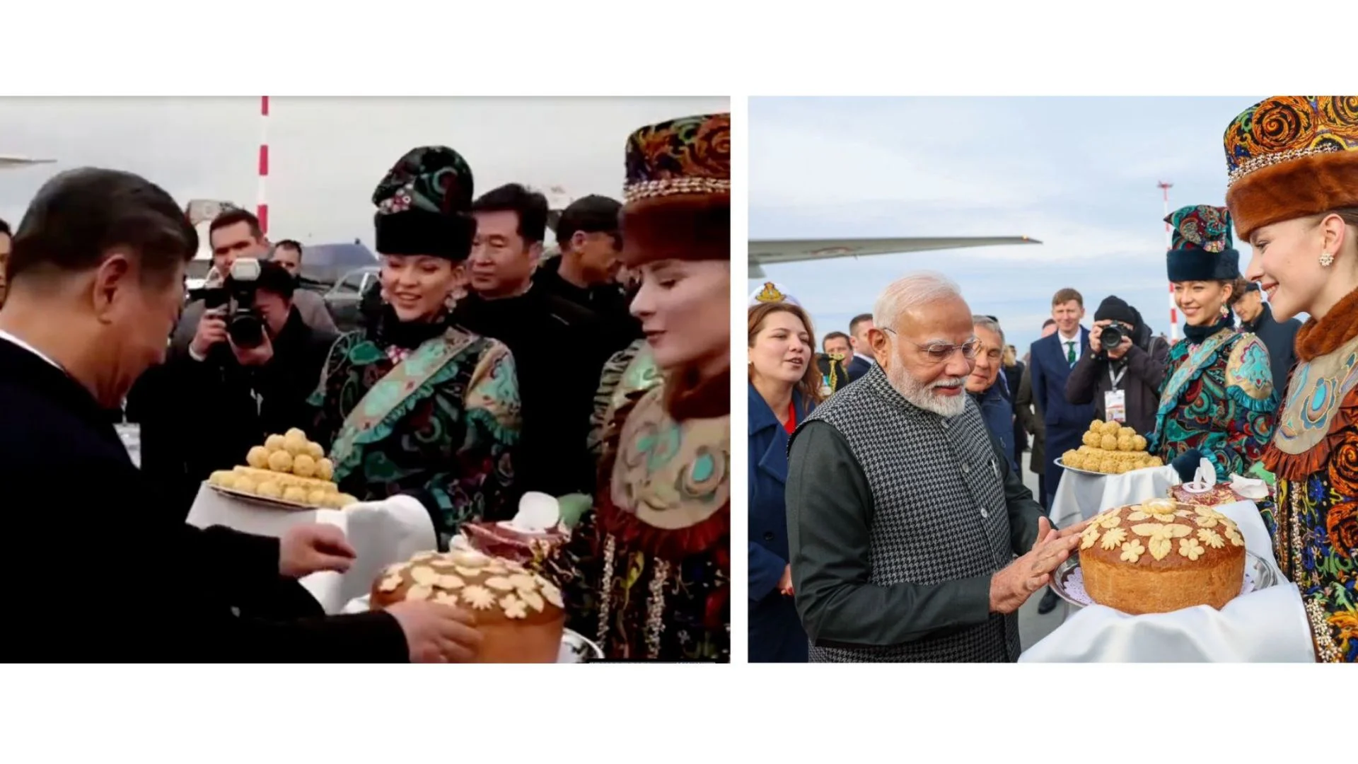 BRICS Summit: Xi Jinping’s Sweet Welcome In Kazan, Same Laddus And Cake As Modi