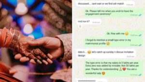 Woman Dumps Matrimonial Match After Discovering His Income Is Rs. 3 Lakhs, Not the Rs. 30 Lakhs