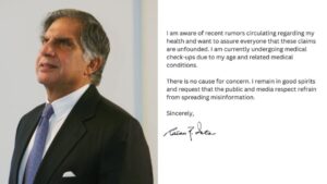 Ratan Tata’s Last Words Go Viral: ‘Thank You For Thinking Of Me’, Stirs Emotions