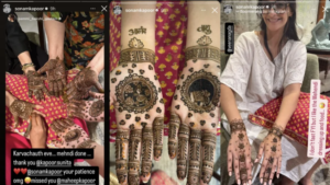 Sonam Kapoor Shares Mehendi Pic Featuring Special Designs For Anand And Son Vayu, But Doesn’t Fast On Karwa Chauth—Find Out Why!