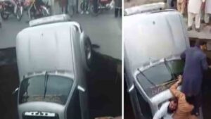 How Sinkhole Become Motorist’s Trouble For Life ? Watch Shocking Moment!