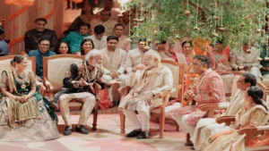 WATCH| PM Modi’s Blessing Sparks Buzz at Diamond Mogul’s Lavish Gujarat Wedding