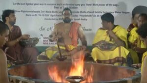 Telangana Hosts 11-Day ‘Yagam’ Ritual Praying For Kamala Harris Success In US Elections | Watch