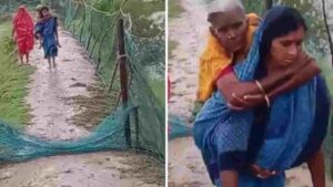 Cyclone Dana: Woman ‘Piggybacks’ Elderly Villager To Safety, Video Goes Viral