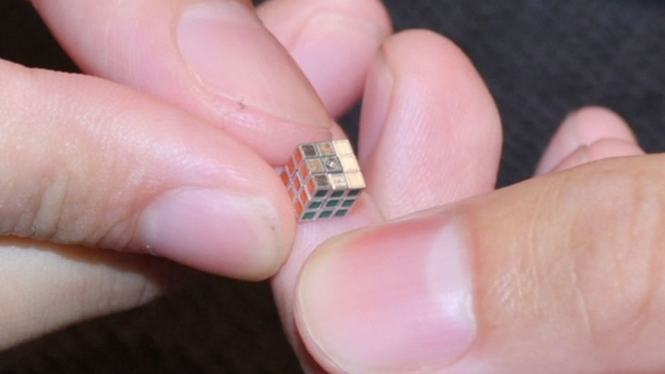 World's Tiniest Rubik's Cube