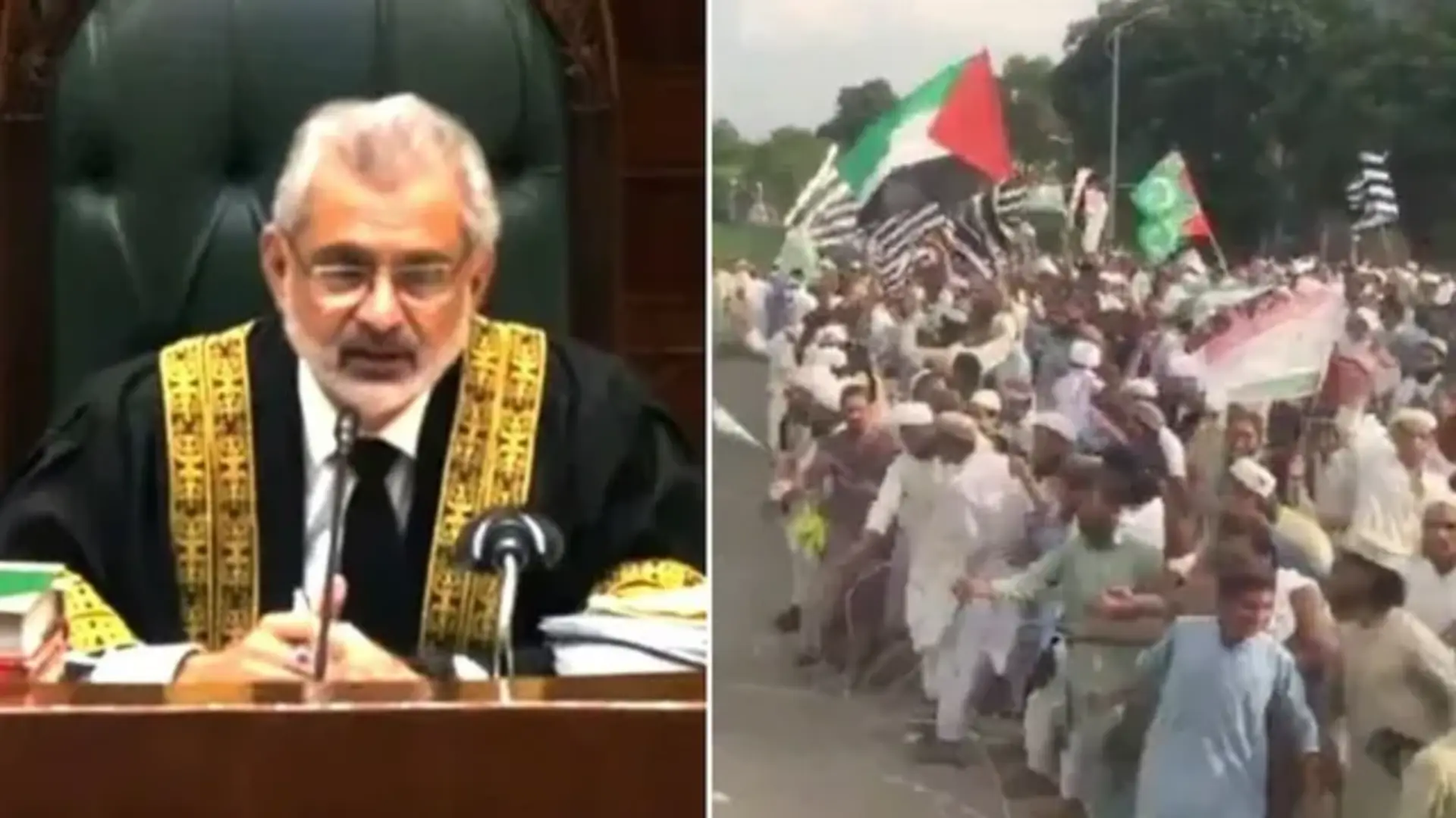 Mass Protests in Pakistan Against Chief Justice Qazi Faez Isa Amid Blasphemy Controversy