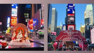 Watch: In A First Durga Puja Takes Over Times Square, Celebration For All