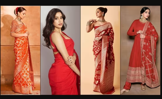 SHINE BRIGHT IN BOLLYWOOD-APPROVED RED OUTFITS