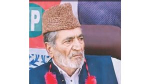 BJP candidate Mushtaq Ahmad Shah Bukhari passes Away at 75