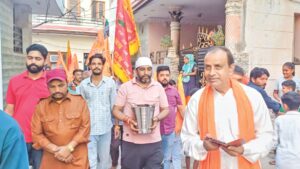 Flag ceremony of Ramlila held after eternal flame from Amritsar brought to town